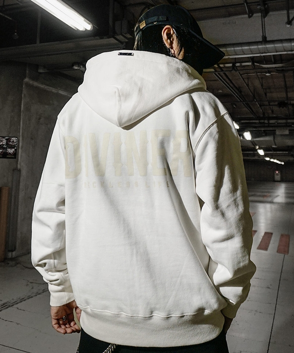 【OWN ROOTS】Standard Back Logo Zip Hoodie