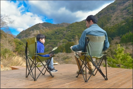 伊豆の大自然に抱かれた西伊豆オートキャンプ場に
絶景展望デッキ＆1日1組限定の200㎡巨大サイトがOPEN