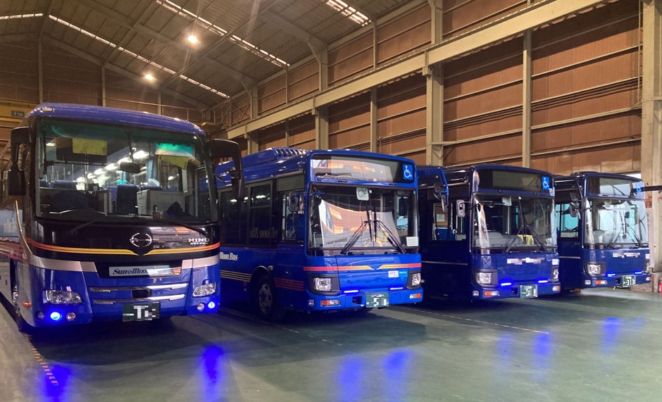 大新東 有明営業所 旅客車両車庫