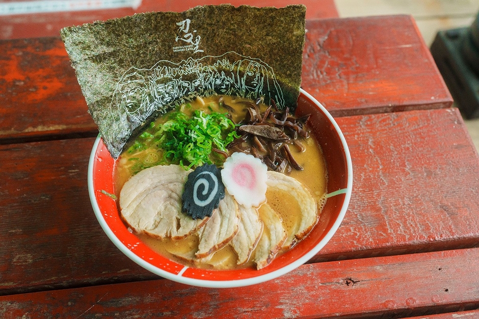 ▲ナルトが大好きな「一楽ラーメン」