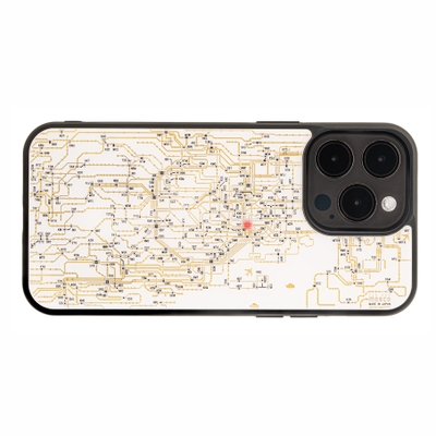 FLASH 東京回路線図 iPhone 15 Pro Maxケース 白