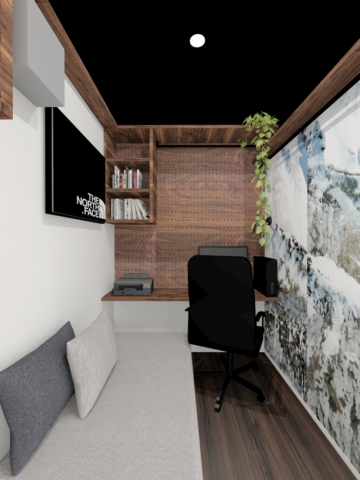 2階3帖部屋　イメージパース