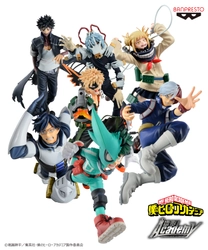 最強の原型師 7組が制作！アニメ「僕のヒーローアカデミア」 フィギュア7体のプライズアイテムが全国のゲームセンターに登場！