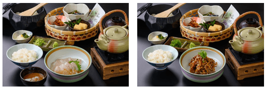 真鯛茶漬け 松阪牛しぐれ茶漬け