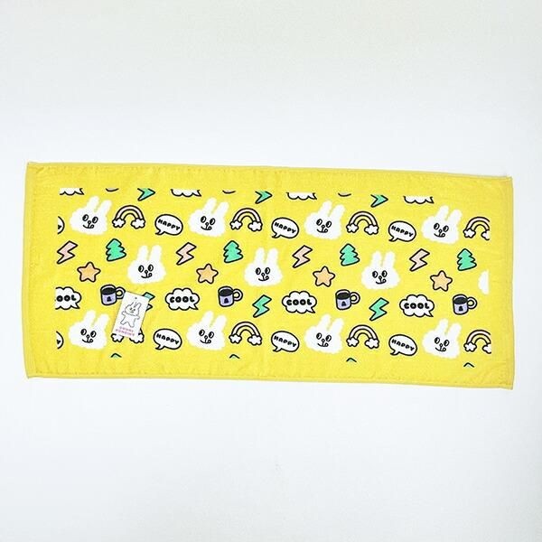 バニーコンビニのフェイスタオル