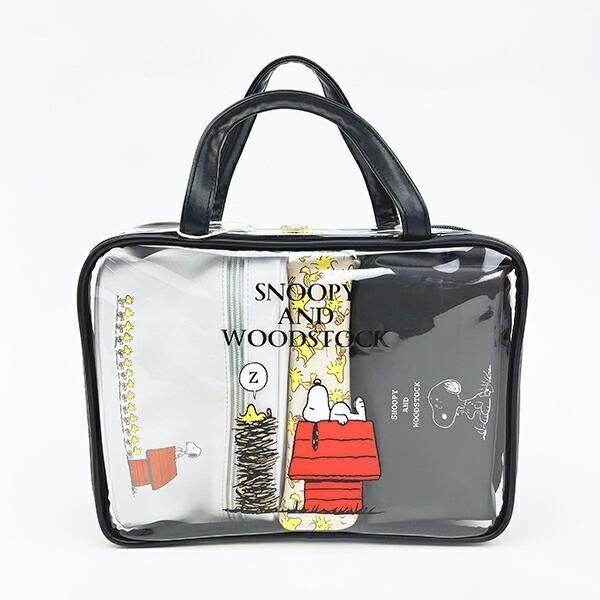 スヌーピーのトラベルポーチセット