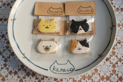 出品例:アイシングクッキー by まちねこ