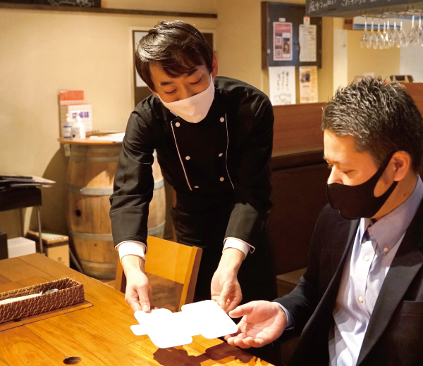 びのぐら～ちぇ様　キンコーズの「ほっこりマスクケース」ご利用事例