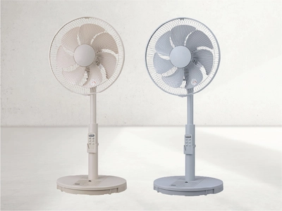 触れたら止まる、だから安心　 「タッチストップ DCリビング扇風機」を4月中旬に新発売