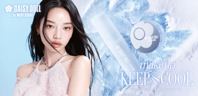 【メイクの仕上がり、瞬間でロック】デイジードールより メイク崩れを防ぐ冷感タイプのミストとルースパウダーが パワーアップして新登場！
