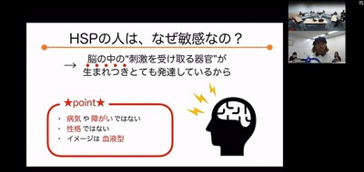 授業でのプレゼンテーションの様子