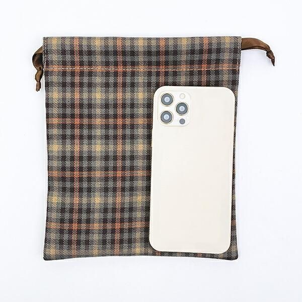 ミッフィーチェックポーチ