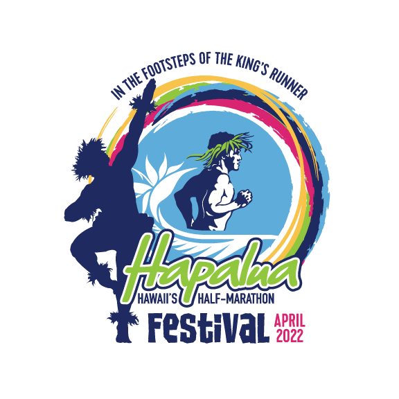 ホノルルハーフマラソン・ハパルア2022 バーチャル・フェスティバル ロゴ