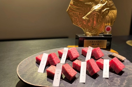 モニター募集に4,200人が殺到した、 ビブグルマン掲載の焼肉店おんどるが 『“希少肉”チャンピオン神戸牛6種食べ比べセット』を Makuakeで先行発売を開始！