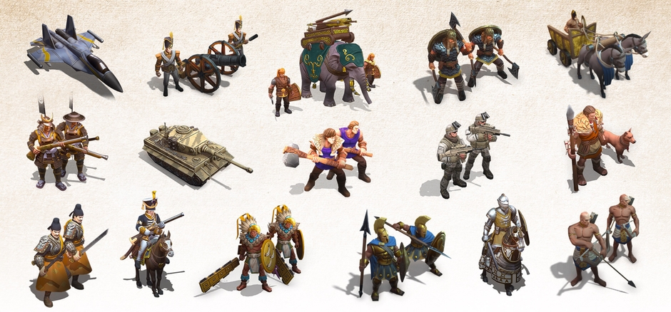 多彩なユニット