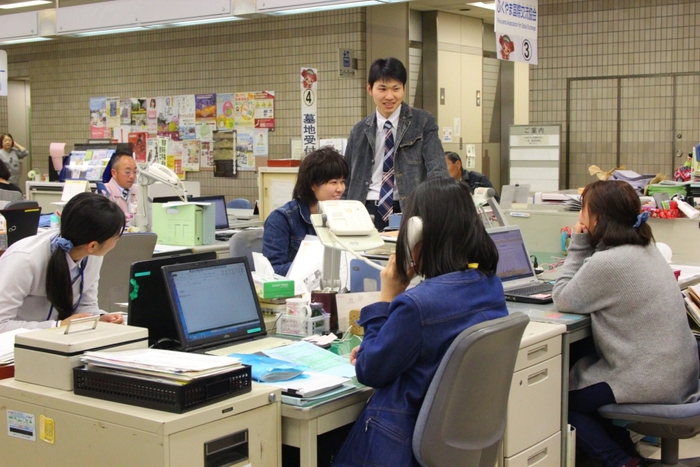 福山市役所での取り組み