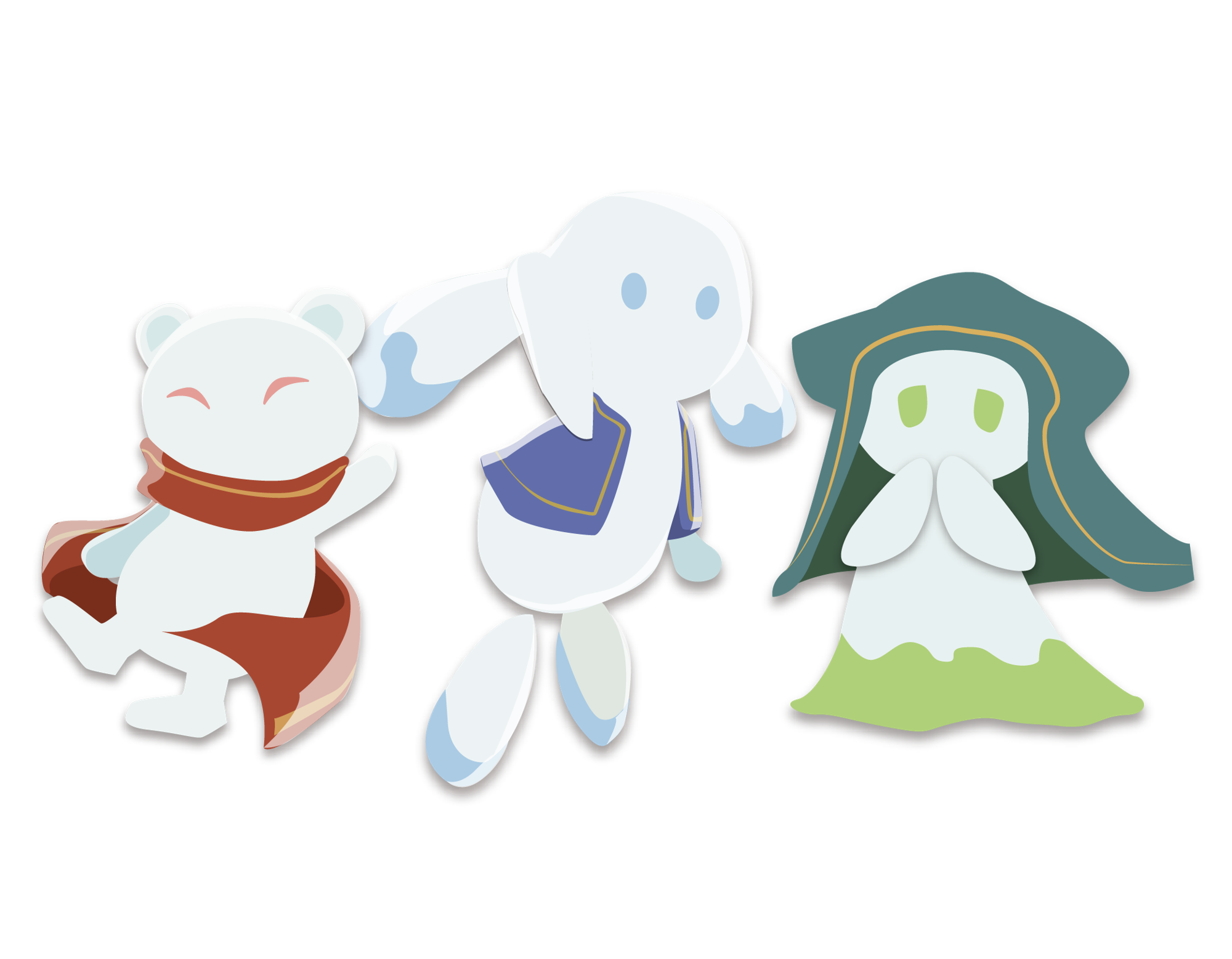 一緒に冒険する個性豊かな“セイレイ”たち