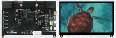 Raspberry Pi・Jetson Nanoマウント可能　｢7 インチオープンフレームモニター｣