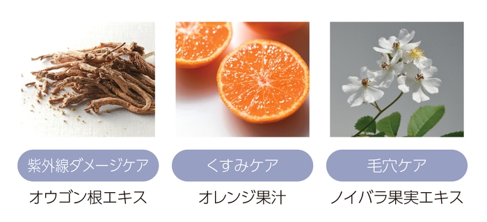 【マキアレイベル】クイックスキンモイスチャー_美容成分イメージ