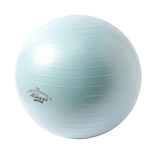 「バランスボール」価格：980円／サイズ：Φ65cm／座ってバランスをとれば、体幹が鍛えられます。
