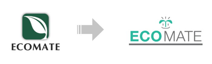 エコメイト　ロゴの変更