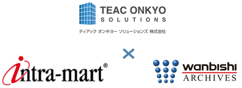 ティアックオンキヨーソリューションズが Digital Process Automation Platform「intra-mart(R)」と 電子署名・電子契約サービス「WAN-Sign」の 連携ソリューションを提供開始