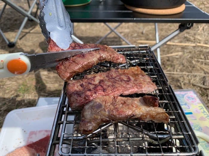 BBQにて