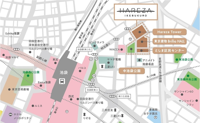 Hreza池袋_Map