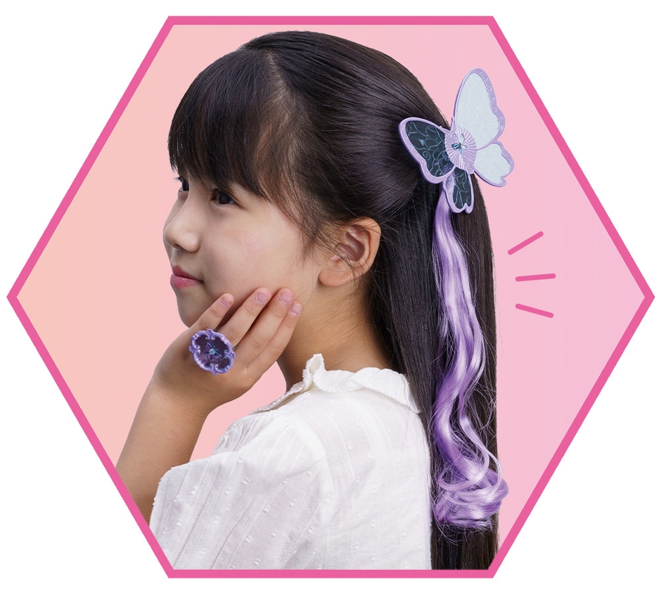 シャイニーアクセパクト 鬼滅の刃 胡蝶しのぶ(着用イメージ)