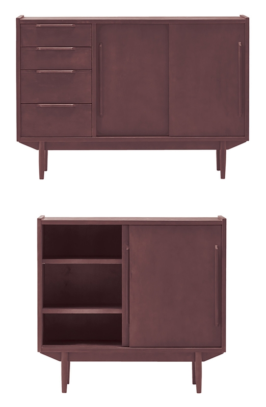 北欧ヴィンテージ調キャビネット