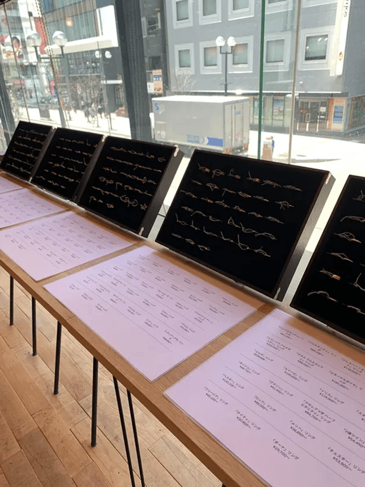 札幌会場の展示