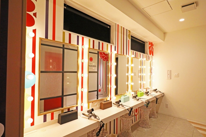 女性の方が嬉しいパウダールーム