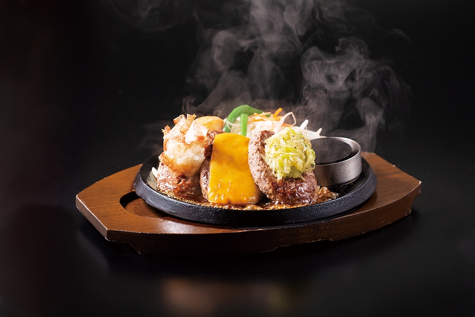 肉のはせ川いちおし!! はせ川ハンバーグ トリプルバーグ