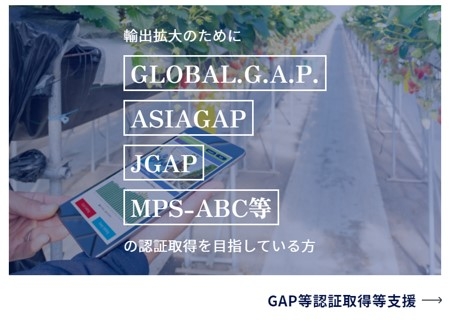 GAP等認証取得等支援
