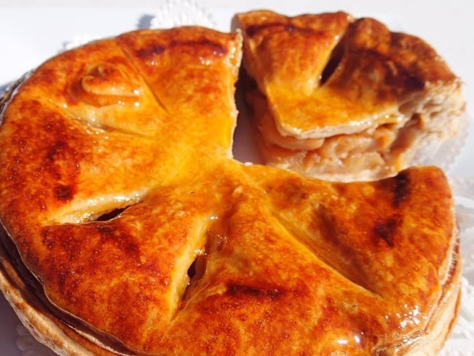 自家製アップルパイも大好評!