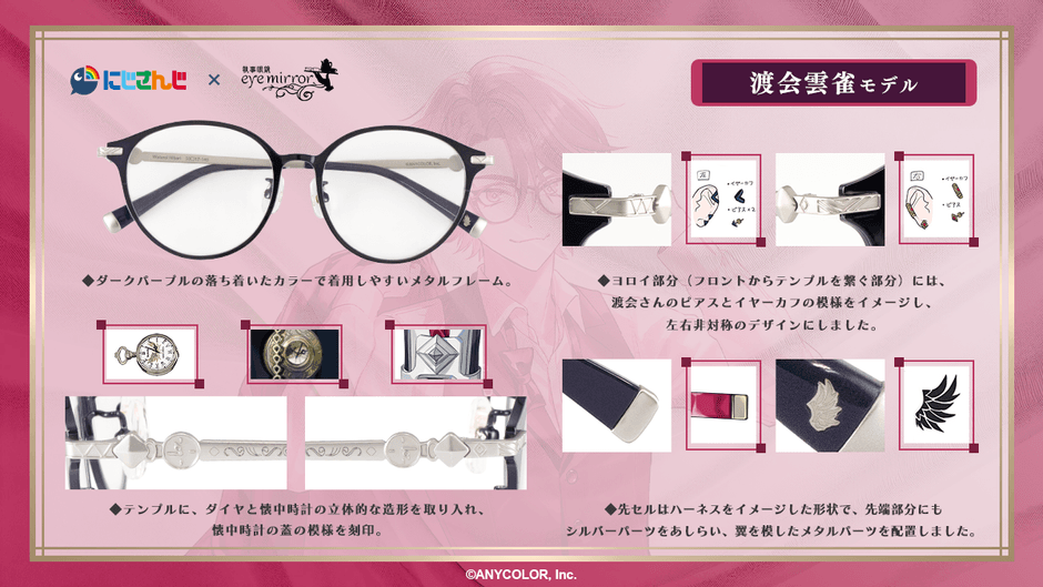 渡会雲雀 モデル　デザイン説明