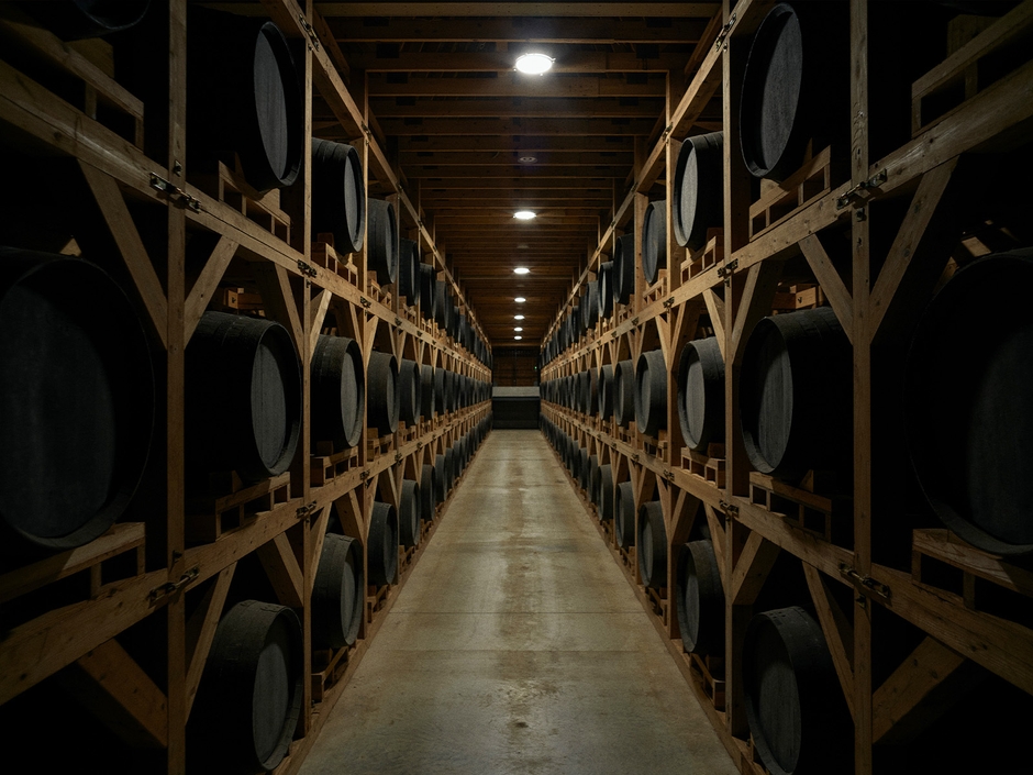 御岳蒸留所　シェリー樽