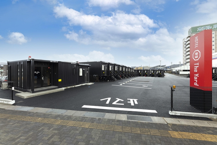レスキューホテル出動拠点 HOTEL R9 The Yard シリーズ 外観(画像は恵那店)