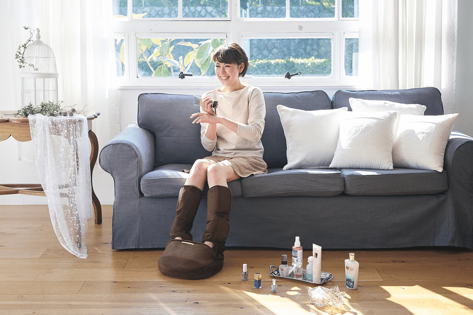 エアーマッサージャーF AM-40 使用イメージ