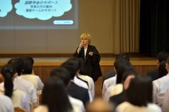 ≪大学生キャリア講話≫　五十嵐和輝（麗澤大学外国語学部２年）