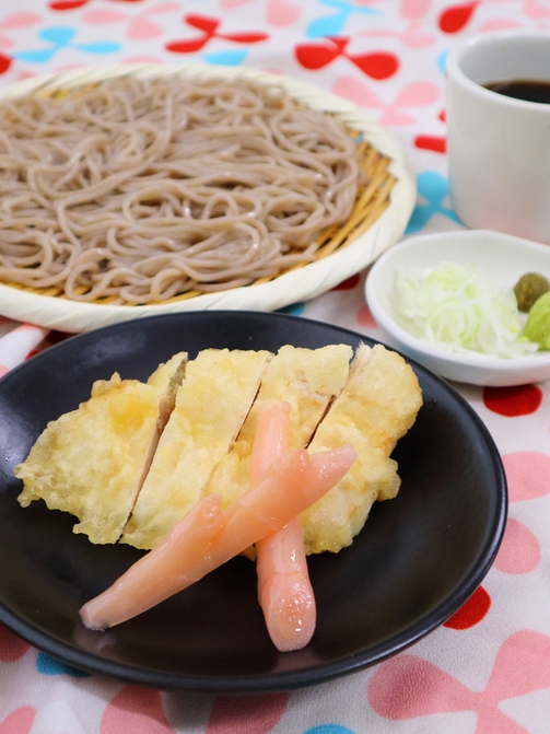 岩下の新生姜×しぶそば『岩下の新生姜と鶏天そば』