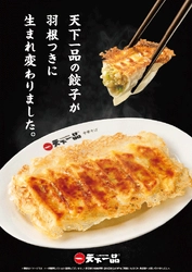 天下一品の餃子が2月1日より 羽根のついた羽根つき餃子にリニューアル　 さらに香ばしくパリッとした食感に！