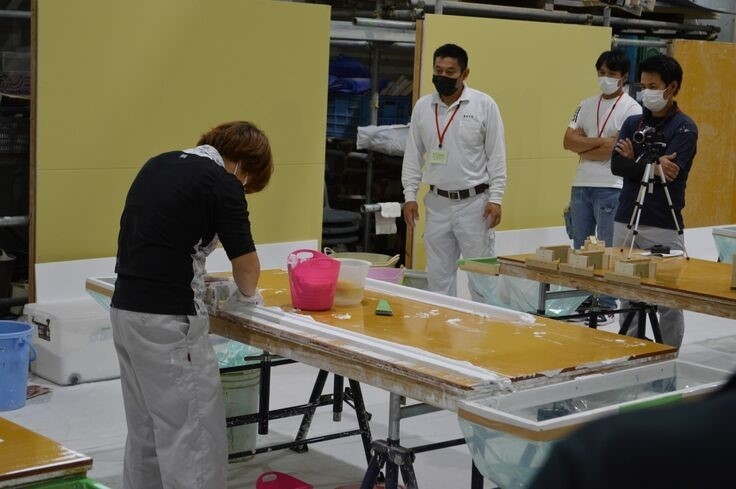 技能五輪全国大会 左官職種競技2