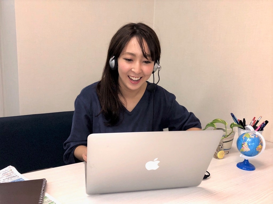 おうちdeオンライン留学授業風景(イメージ)