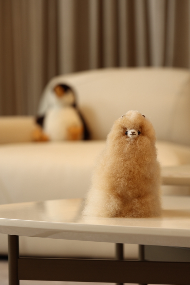 ふわふわアルパカ 15cm_2