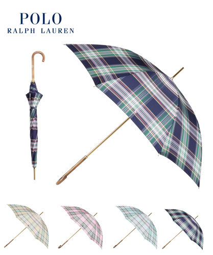 【雨傘】 ポロ ラルフ ローレン (POLO RALPH LAUREN) チェック 長傘 日本製 軽量  11,000円(税込)