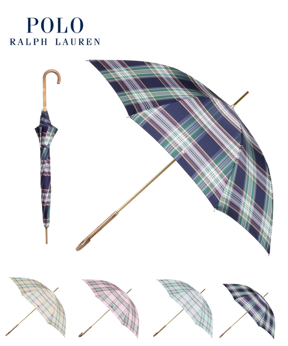 【雨傘】 ポロ ラルフ ローレン (POLO RALPH LAUREN) チェック 長傘 日本製 軽量 11,000円(税込)