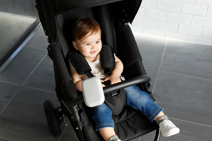 ベビーホッパー「ベビーカー&ベビーキャリア用ポータブル扇風機」使用イメージ 4