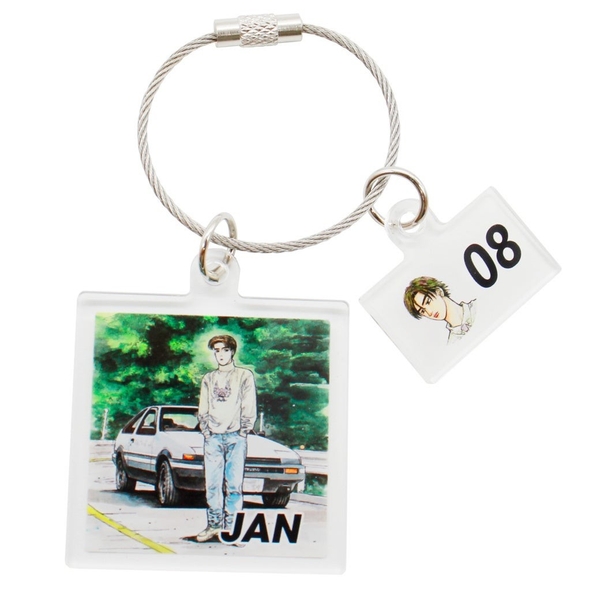 頭文字D 365日(全366種)アクキー　例：1月8日