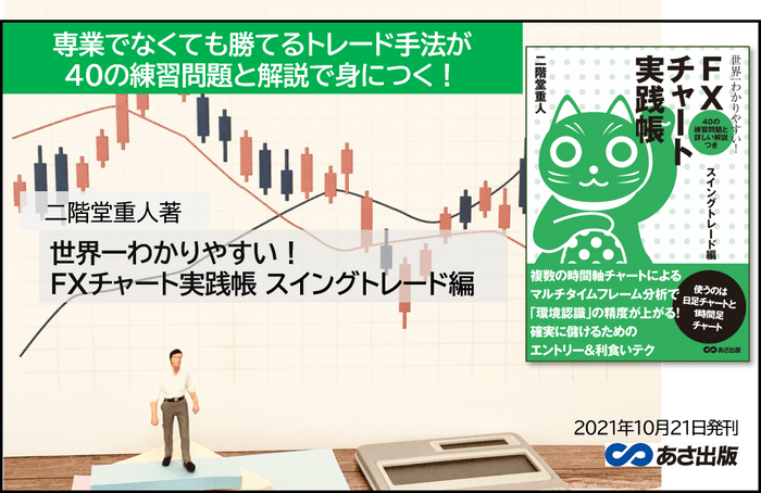 専業でなくても勝てるトレード手法が練習問題と解説で身につく！『世界一わかりやすい！ FXチャート実践帳 スイングトレード編』2021年10月21日発刊  | NEWSCAST